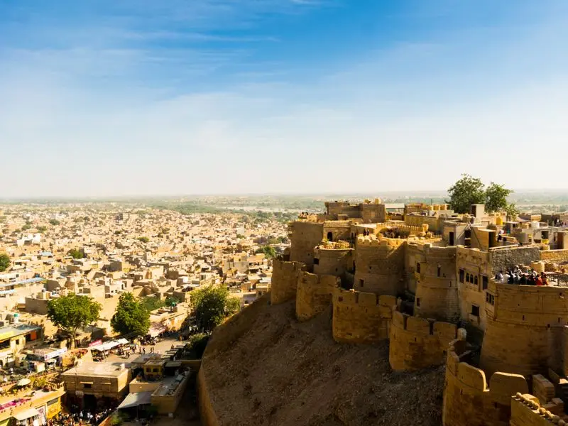 Ansicht von Jaisalmer, Indien