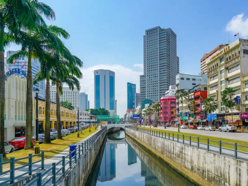 View of Johor Bahru, Malaysia