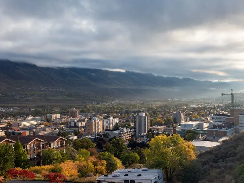 Vista de Kamloops, Canadá