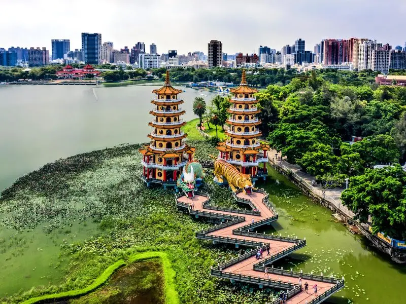 Ansicht von Kaohsiung, Taiwan