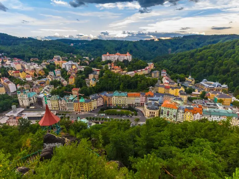 View of Karlovy Vary, Czechia