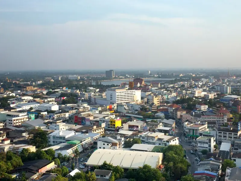 Ansicht von Khon Kaen, Thailand