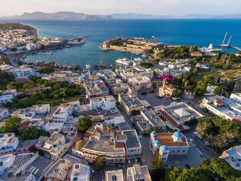 Veduta di Kos, Grecia