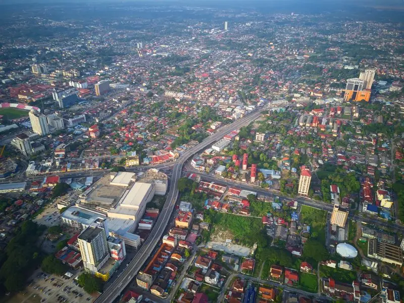 Ansicht von Kota Bahru, Malaysia