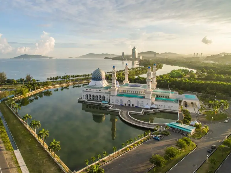 Veduta di Kota Kinabalu, Malaysia