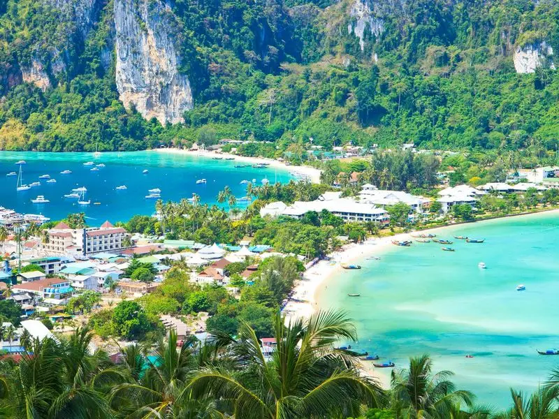 Veduta di Krabi, Thailandia