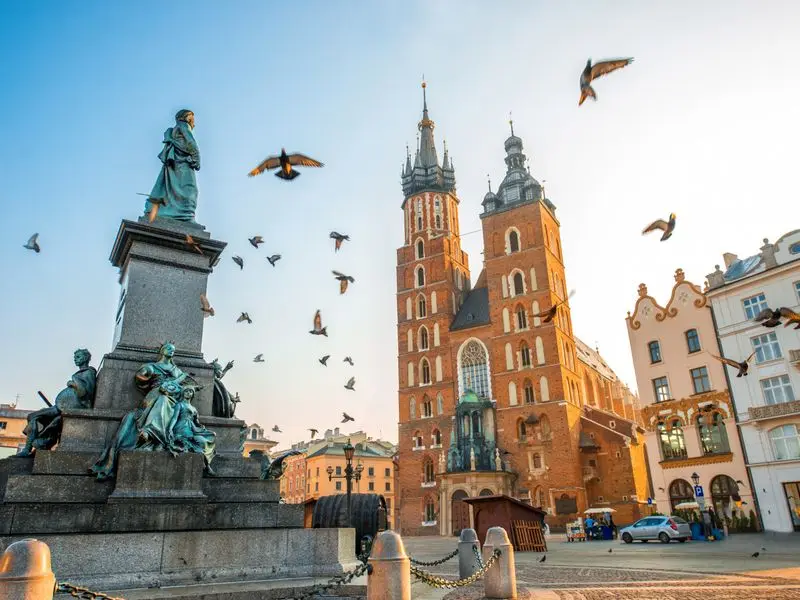 Vista de Cracovia, Polonia