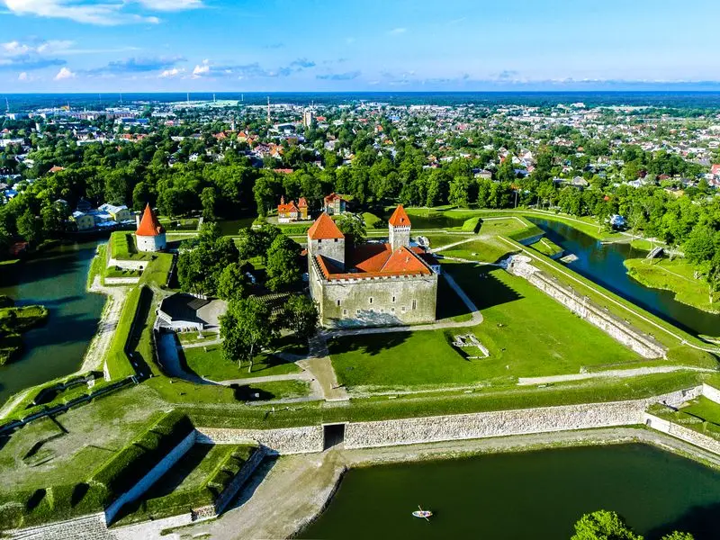 Ansicht von Kuressaare, Estland