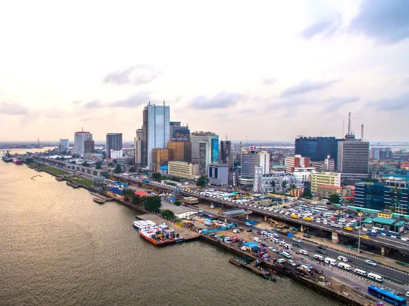 Ansicht von Lagos, Nigeria
