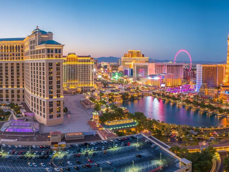 Ansicht von Las Vegas, Vereinigte Staaten