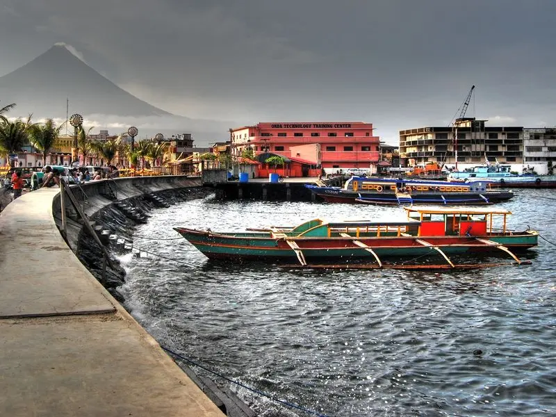 View of Legazpi, Philippines