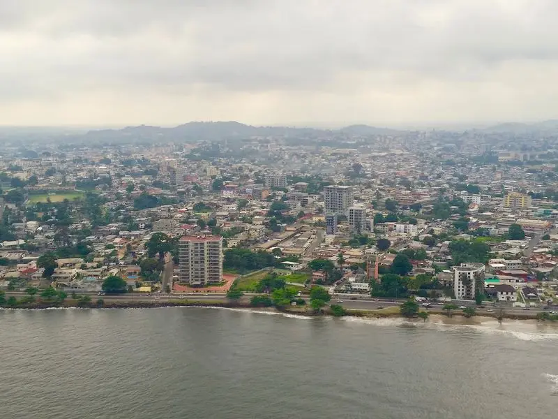Ansicht von Libreville, Gabun