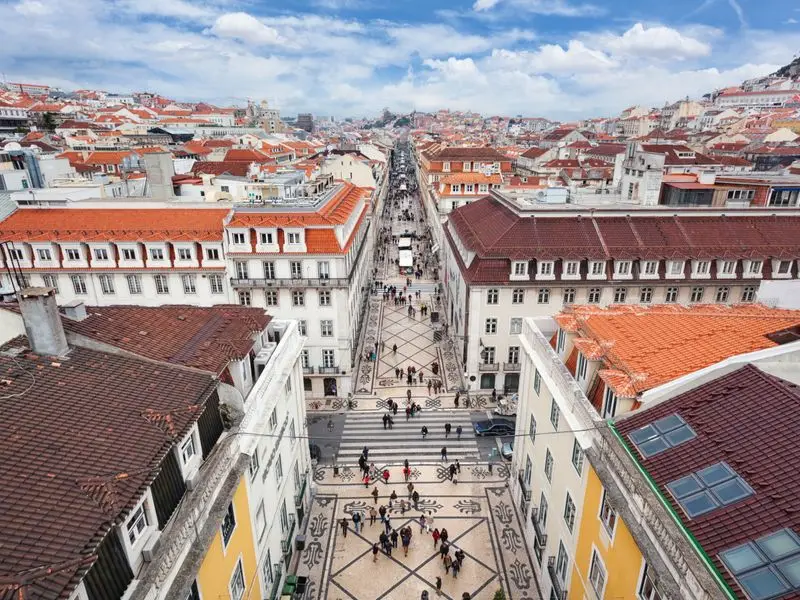Ansicht von Lissabon, Portugal