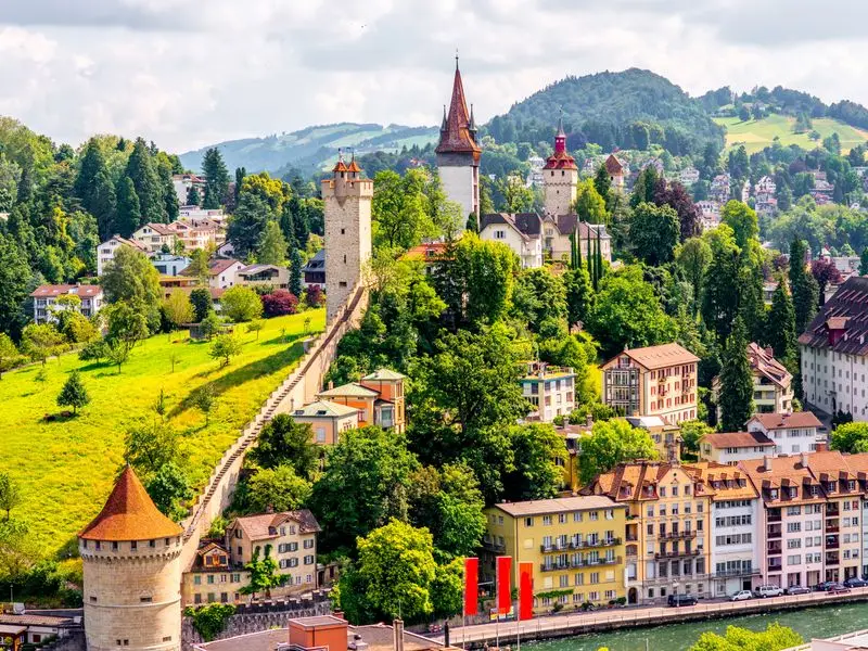 Vista de Lucerna, Suiza