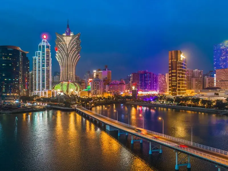 Ansicht von Macao, Sonderverwaltungsregion Macau