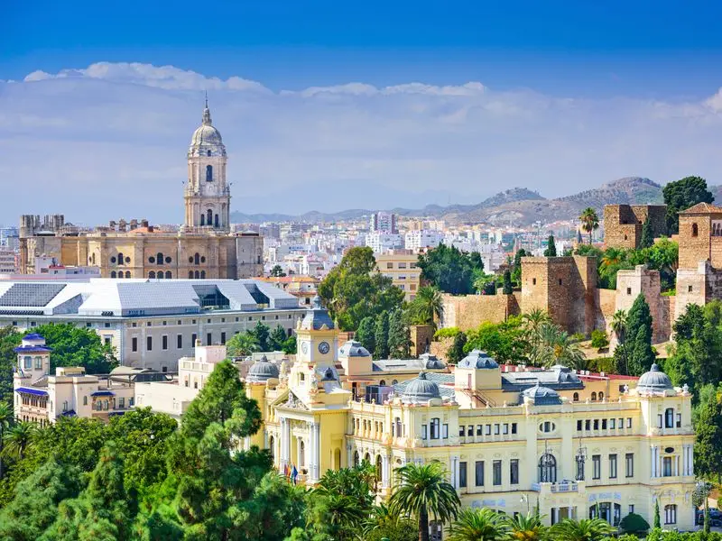 Vista de Málaga, España