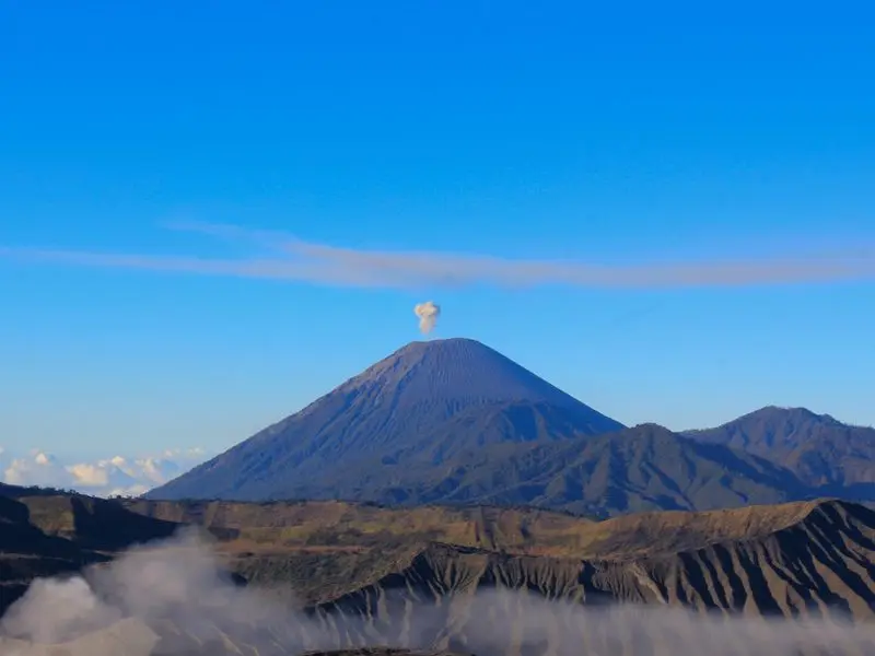 Ansicht von Malang, Indonesien