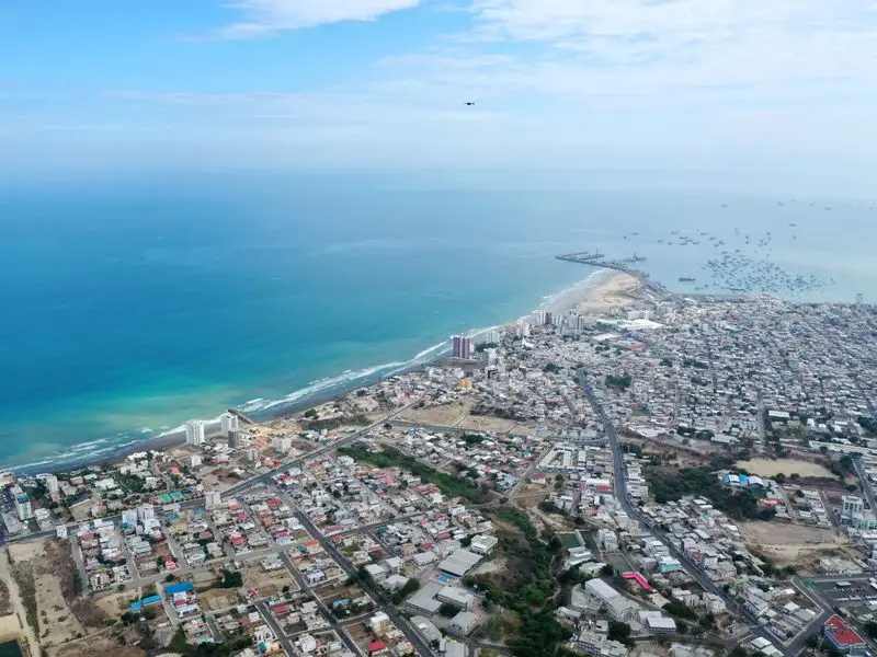 Veduta di Manta, Ecuador