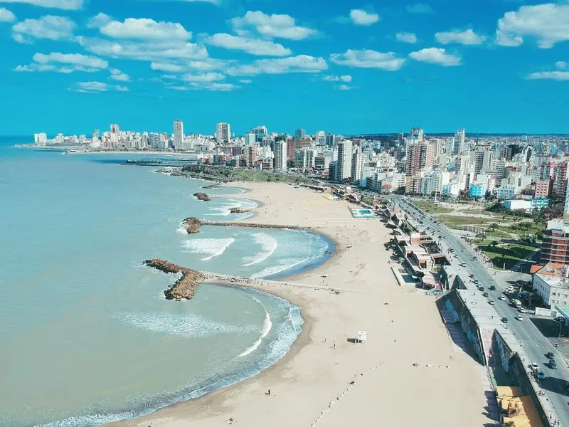View of Mar Del Plata, Argentina