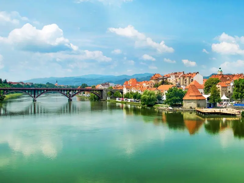 Veduta di Maribor, Slovenia