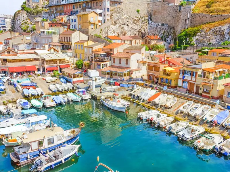 Ansicht von Marseille, Frankreich