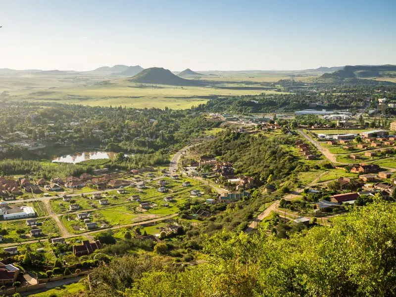 View of Maseru, Lesotho