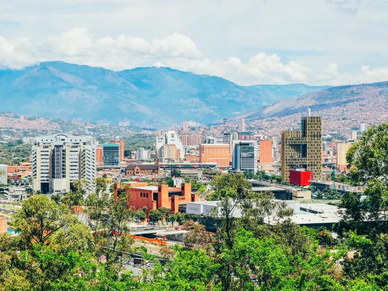 Vista de Medellín, Colombia