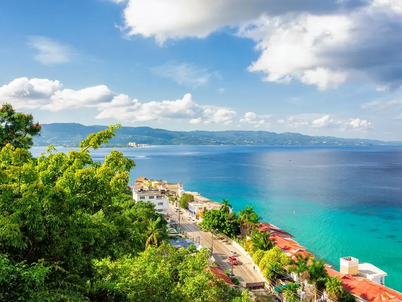 Ansicht von Montego Bay, Jamaika