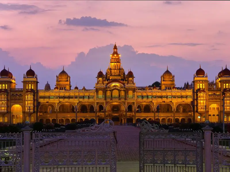 Veduta di Mysore, India