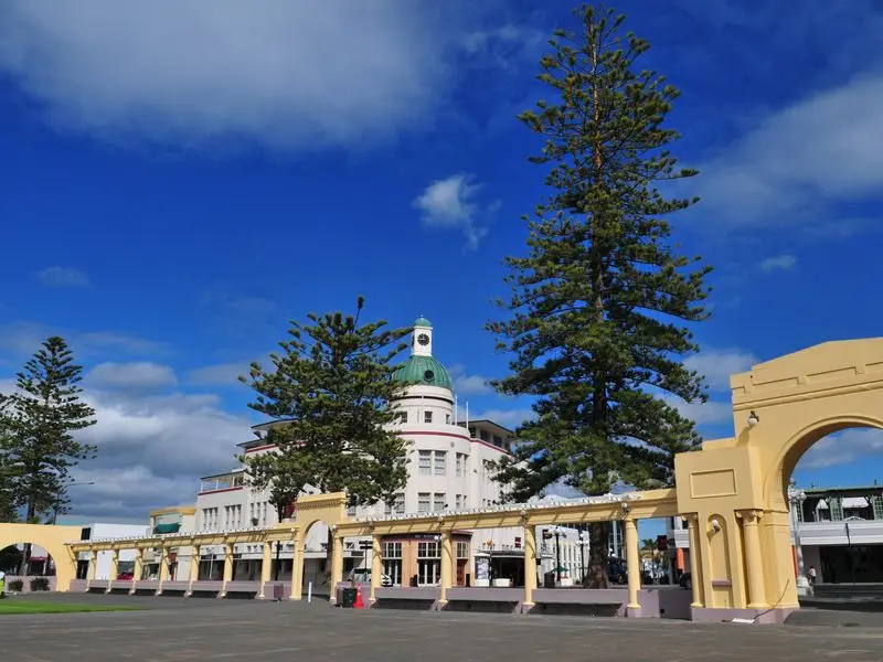 View of Napier, New Zealand