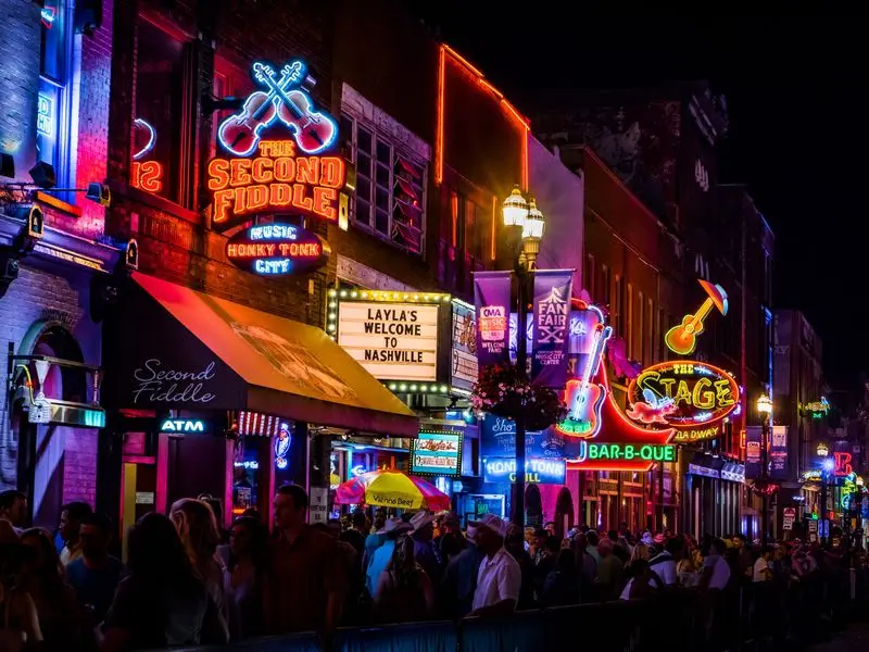 Veduta di Nashville, Stati Uniti