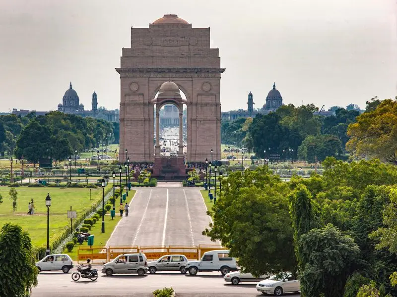 View of New Delhi, India
