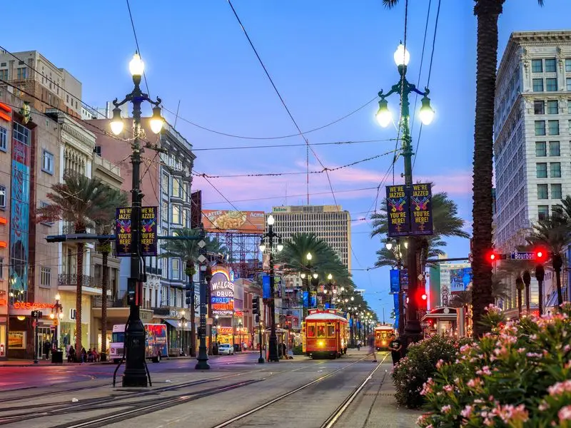 Ansicht von New Orleans, Vereinigte Staaten