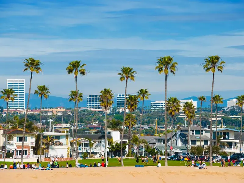 Veduta di Newport Beach, Stati Uniti