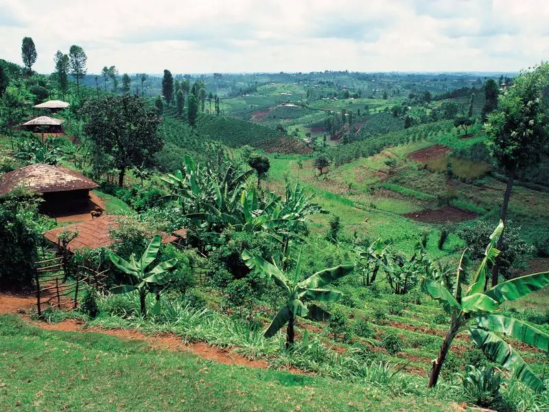 Veduta di Nyeri, Kenya