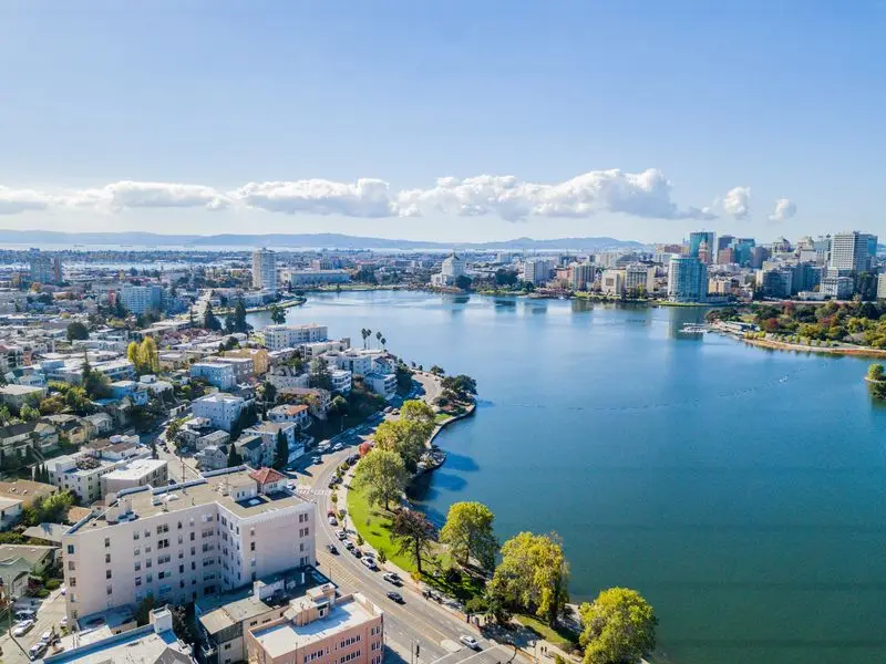 Veduta di Oakland, Stati Uniti