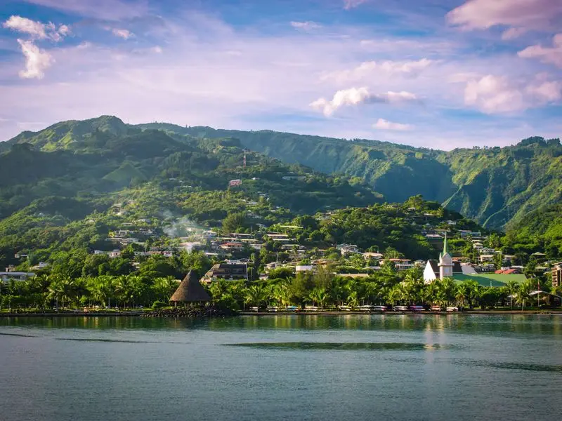 Veduta di Papeete, Polinesia francese