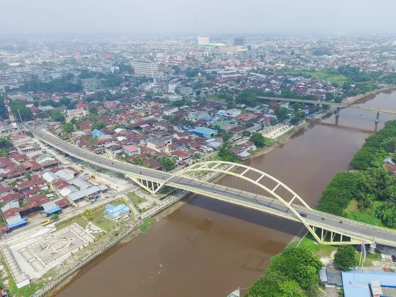 Vista de Pekanbaru, Indonesia