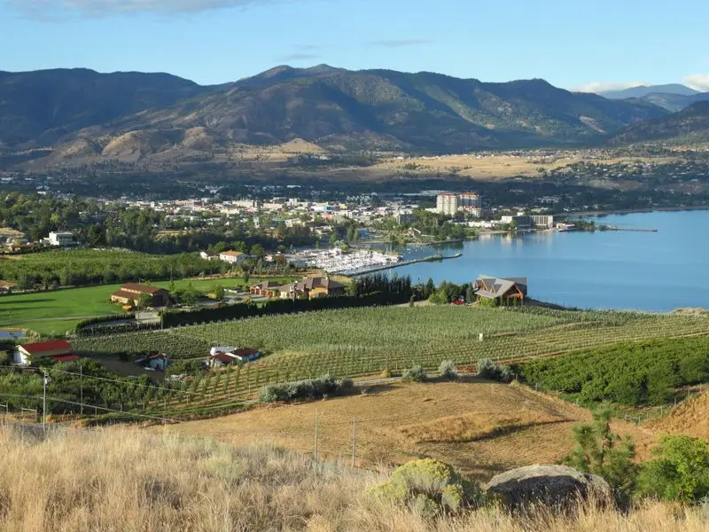 View of Penticton, Canada