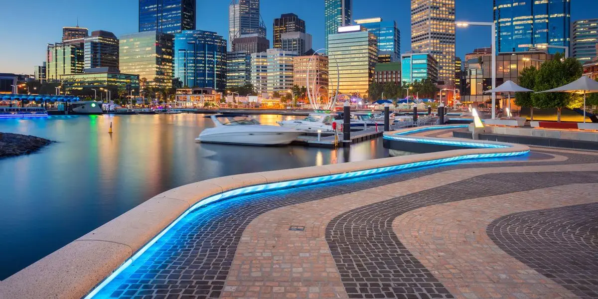 Veduta di Perth, Australia