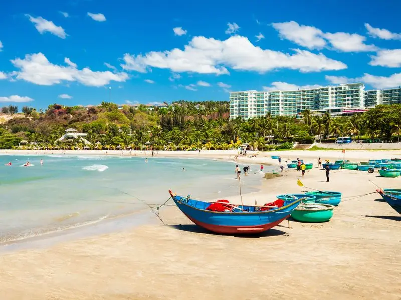 Ansicht von Phan Thiết, Vietnam