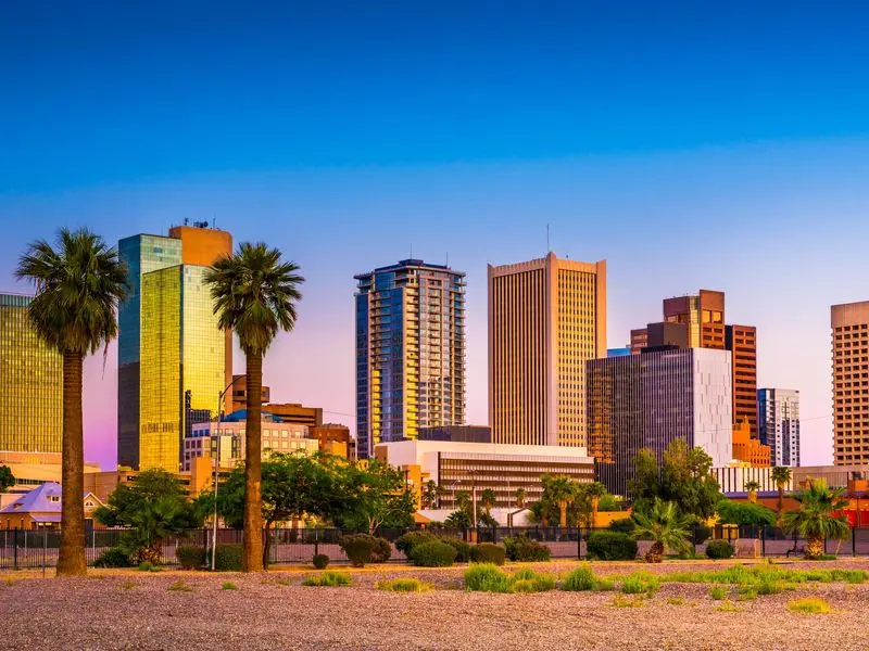 Vista de Phoenix, Estados Unidos