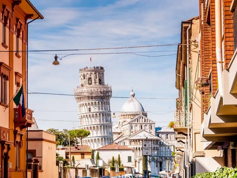 Veduta di Pisa, Italia