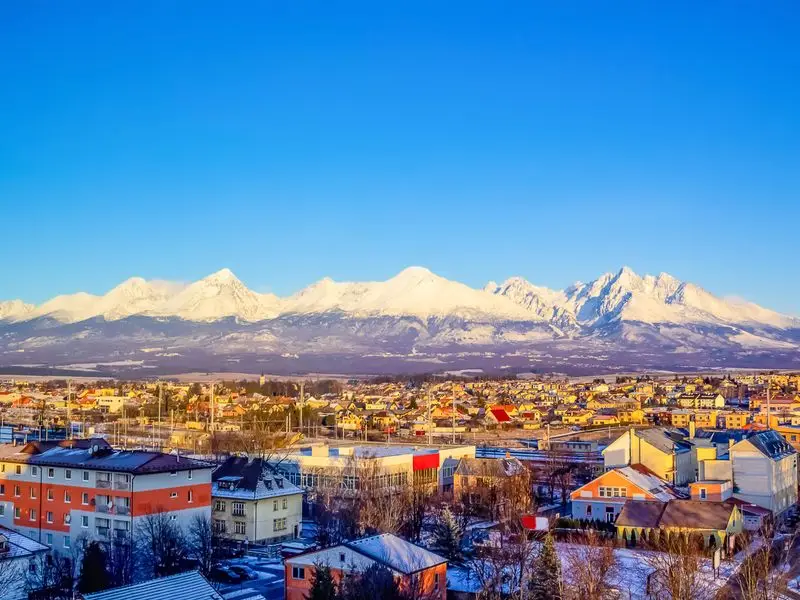 Poprad, Slovakya görünümü