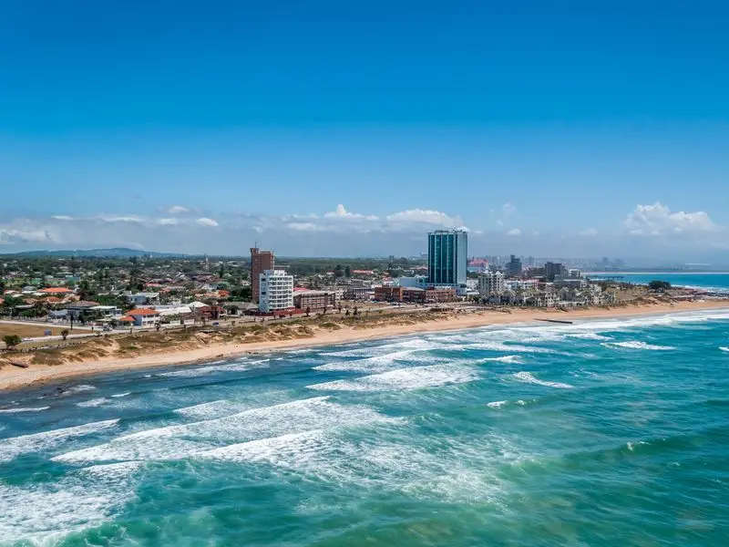 Veduta di Port Elizabeth, Sudafrica
