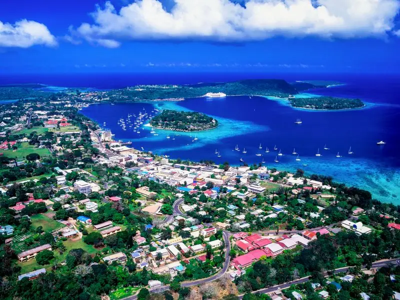 Ansicht von Port Vila, Vanuatu