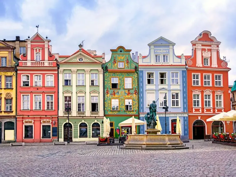Veduta di Poznań, Polonia
