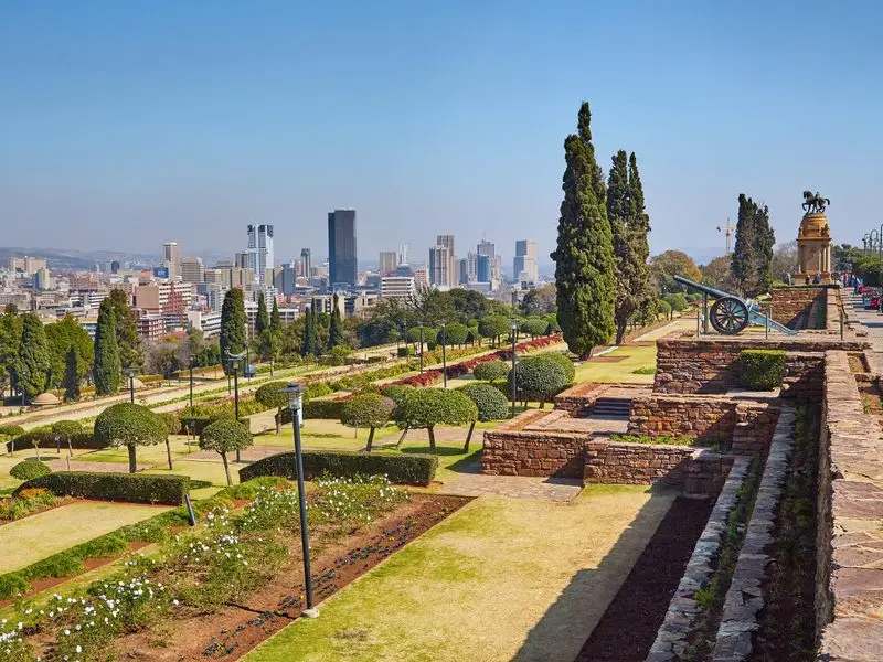 Pretoria, Güney Afrika görünümü