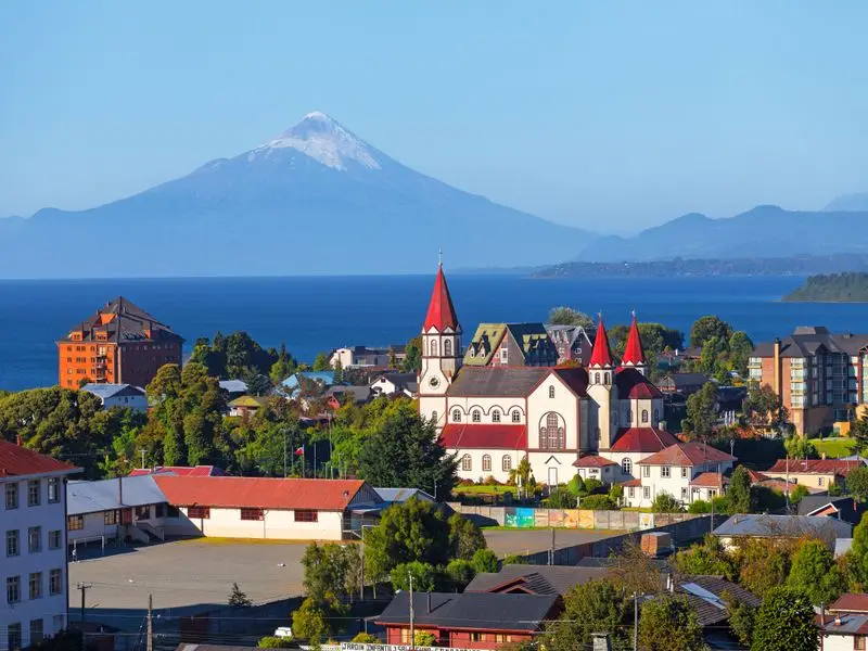 Veduta di Puerto Varas, Cile