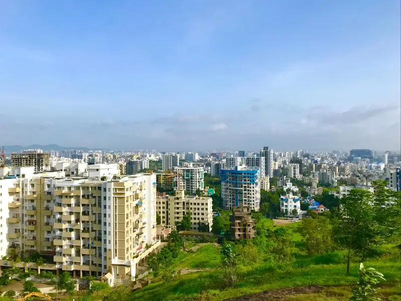 Veduta di poona, India